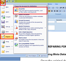 Setting Microsoft Office Document Properties